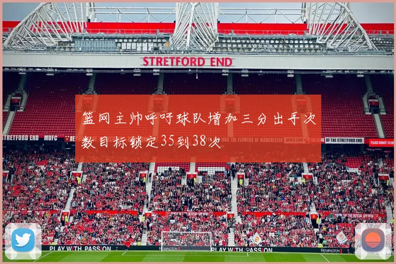 篮网主帅呼吁球队增加三分出手次数目标锁定35到38次